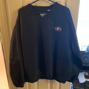 UGA Golf Windbreaker Pullover. Size XL.